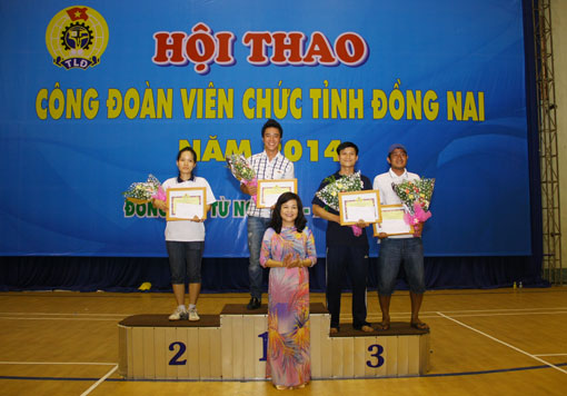 Các đơn vị giành thứ hạng cao môn nhảy bao bố