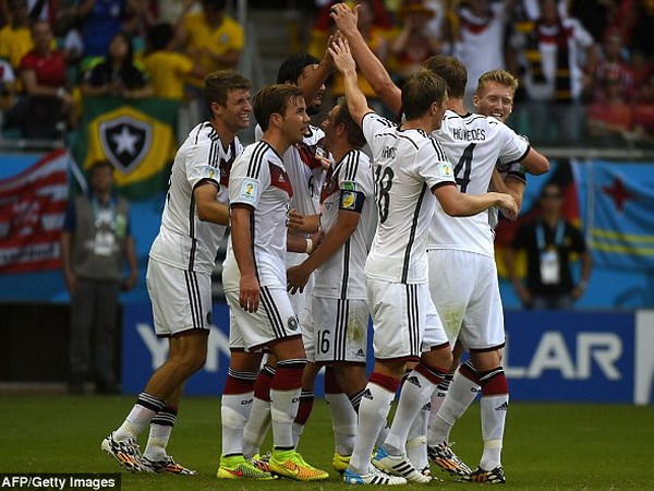 Chiến thắng xứng đáng cho tuyển Đức. (Nguồn: AFP/Getty Images)