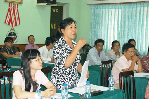 Các đại biểu tham gia đóng góp ý kiến tại hội thảo