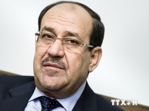 Thủ tướng Iraq Nuri al-Maliki tại Văn phòng Thủ tướng ở Baghdad ngày 23/6. (Ảnh: AFP/TTXVN)