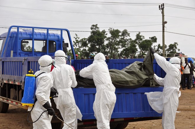 Một ca bệnh tử vong vì Ebola ở Monrovia, Liberia (Nguồn: AP)
