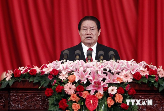 Nguyên Ủy viên thường vụ Bộ Chính trị Trung Quốc Chu Vĩnh Khang bị điều tra. (Nguồn: AFP/TTXVN)