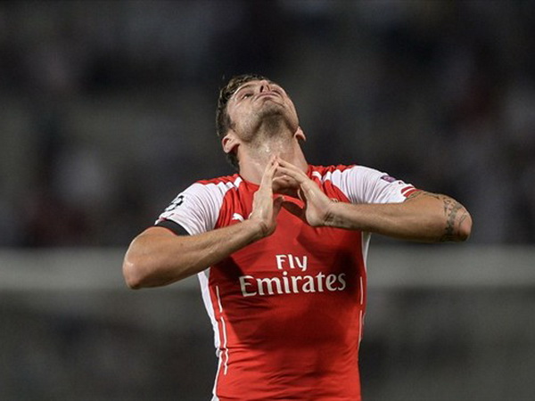 Giroud không thể giúp Arsenal chiến thắng. (Nguồn: Getty Images)