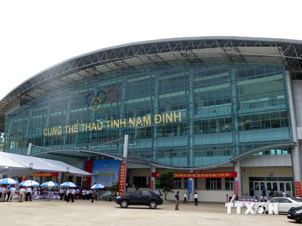Cung thể thao tỉnh Nam Định. (Ảnh: TTXVN)