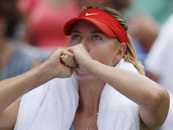 Maria Sharapova chia tay US Open. (Nguồn: AP)