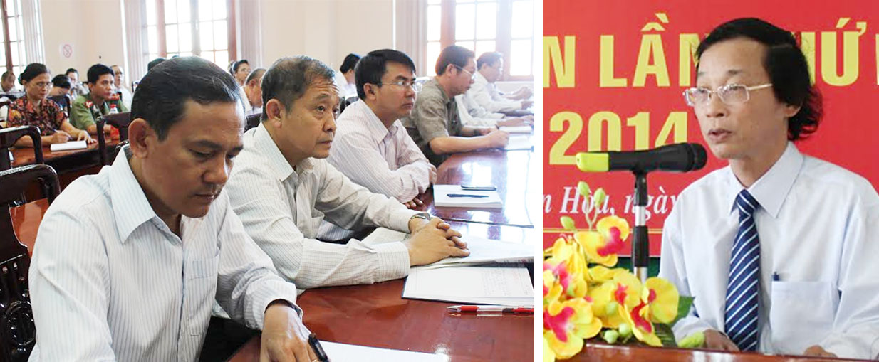  Phó Trưởng Ban tuyên giáo Tỉnh ủy Bùi Quang Huy phát biểu tại hội nghị