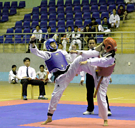 Taekwondo là môn thế mạnh của TP.Biên Hòa.