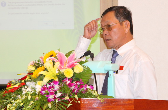 Phó chủ tịch UBND tỉnh Trần Minh Phúc cũng đã giải trình một số nội dung các đại biểu kiến nghị