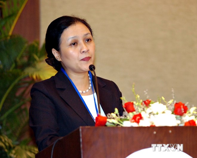 Trưởng Phái đoàn đại diện thường trực Việt Nam tại Liên hợp quốc, Đại sứ Nguyễn Phương Nga. (Ảnh: TTXVN)