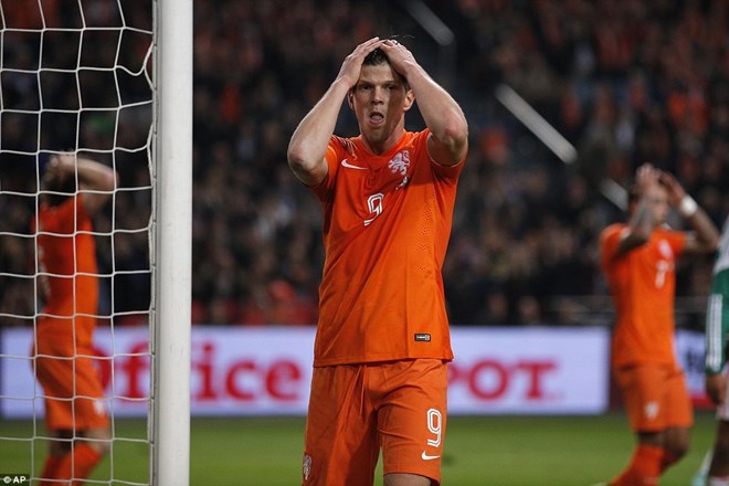 Hà Lan đã thua 4 trận dưới thời Guus Hiddink.
