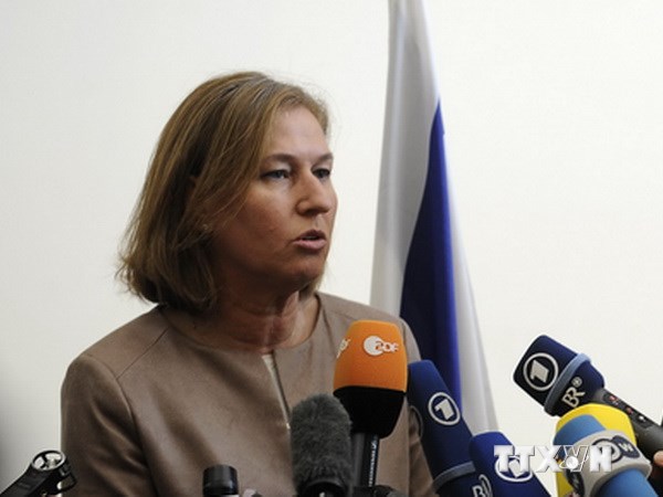 Bộ trưởng Tư pháp Tzipi Livni. (Ảnh: AFP/TTXVN)