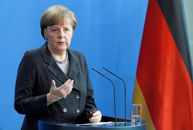Thủ tướng Merkel: “Chúng tôi muốn xúc tiến đối thoại với Nga." (Ảnh: scmp.com) 