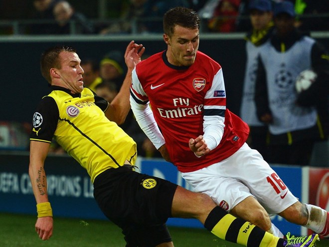 Arsenal chỉ cần 1 điểm trước Dortmund là sẽ đi tiếp. (Nguồn: Getty Images)