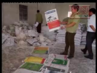 Phát hiện cơ sở có dấu hiệu làm giả bột trét tường