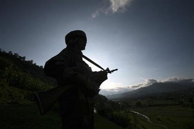 Binh lính Ấn Độ ở khu vực biên giới. (Nguồn: Reuters)