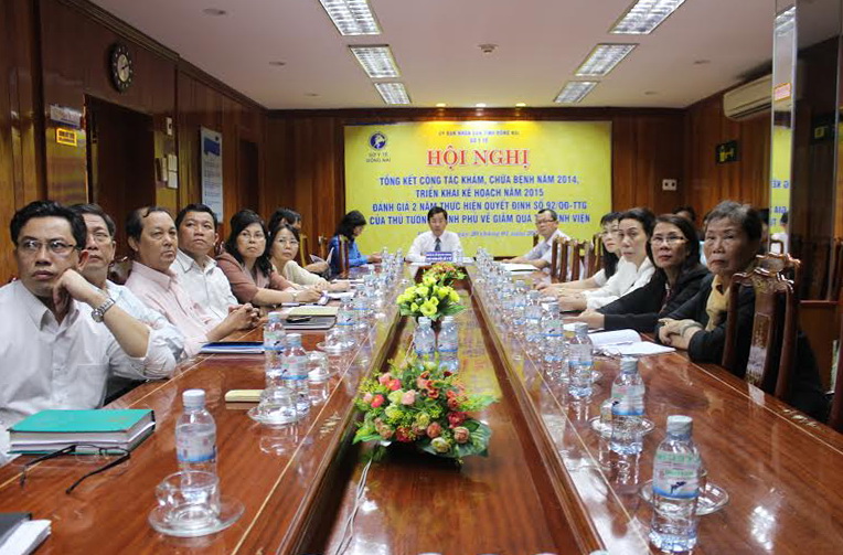 Phó giám đốc Sở Y tế Lê Quang Trung chủ trì hội nghị tại đầu cầu Đồng Nai