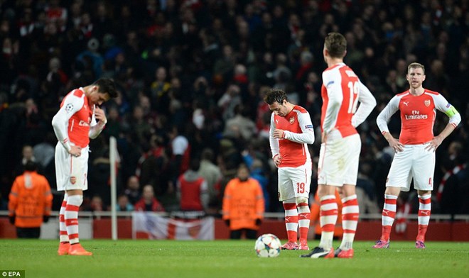 Arsenal gây thất vọng. (Nguồn: EPA)