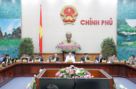 Thủ tướng Nguyễn Tấn Dũng phát biểu chỉ đạo tại phiên họp. Ảnh: TTXVN