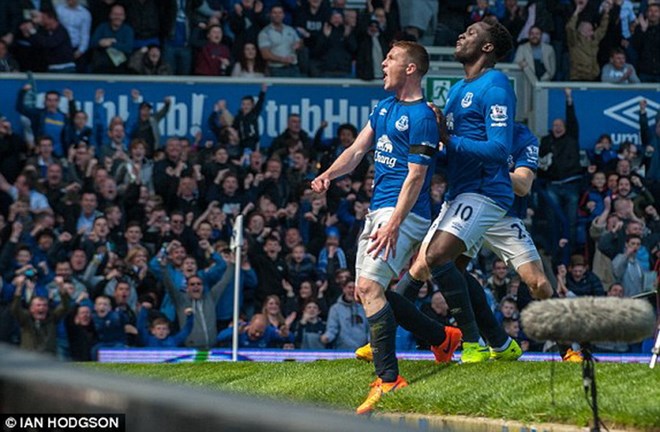 Everton giành chiến thắng 3-0 trước Manchester United. (Nguồn: Daily Mail)