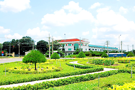 Một góc khu công nghiệp xanh ở huyện Nhơn Trạch