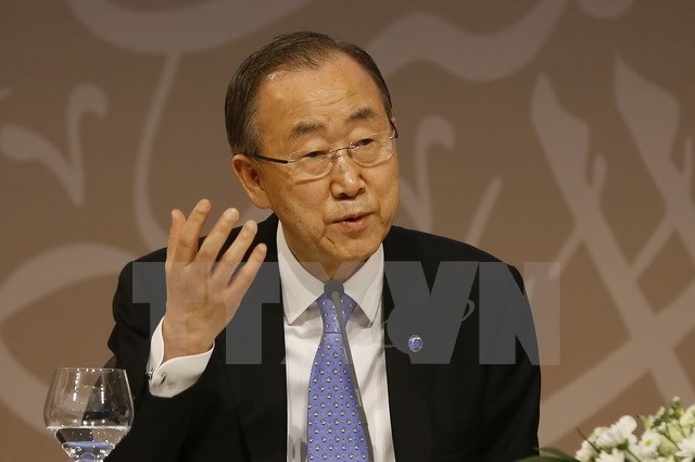Tổng Thư ký Liên hợp quốc Ban Ki-moon. (Ảnh: AFP/ TTXVN)