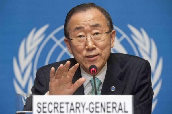 Tổng thư ký Liên hợp quốc Ban Ki-moon. (Nguồn: eyeradio.org)