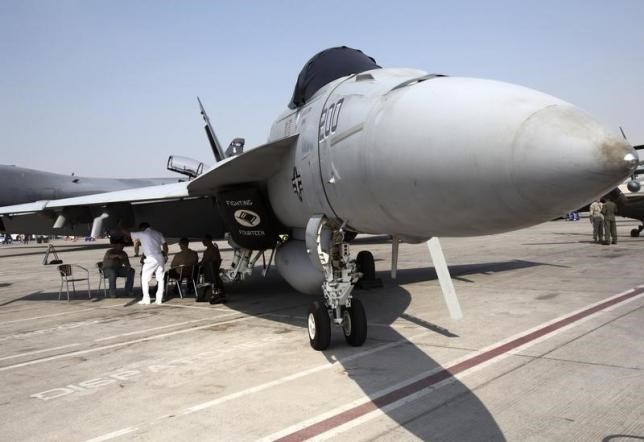 Máy bay Boeing F/A-18E/F Super Hornet. (Nguồn: Reuters)