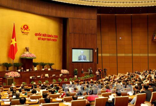 Toàn cảnh khai mạc Kỳ họp thứ chín. Ảnh: TTXVN
