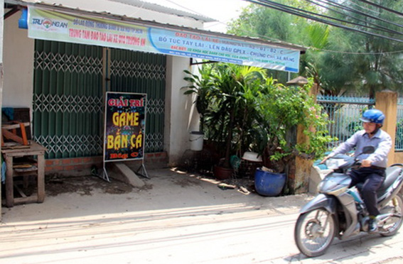 Tiệm game nơi xảy ra vụ mâu thuẫn.