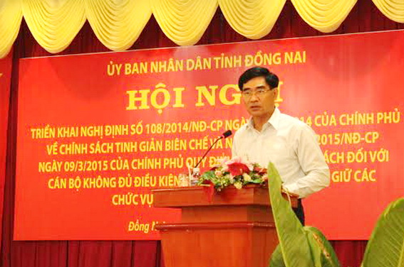 Phó chủ tịch UBND tỉnh Trần Văn Vĩnh