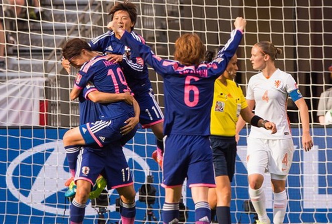 Tuyển nữ Nhật Bản vào tứ kết. (Nguồn: Getty Images)