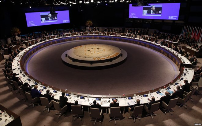 Quang cảnh hội nghị thượng đỉnh an ninh hạt nhân lần ba ở La Haye, Hà Lan. (Nguồn: Reuters)