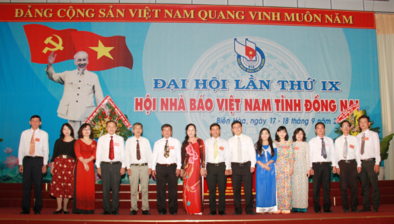 Ban chấp hành HNB Đồng Nai khóa IX ra mắt tại Đại hội