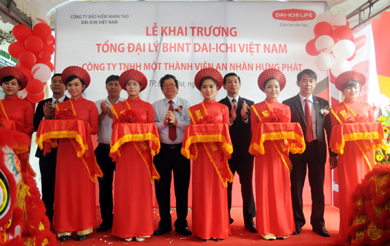 Khai trương văn phòng tổng đại diện thứ 2 của công ty Dai-ichi Life Việt Nam.