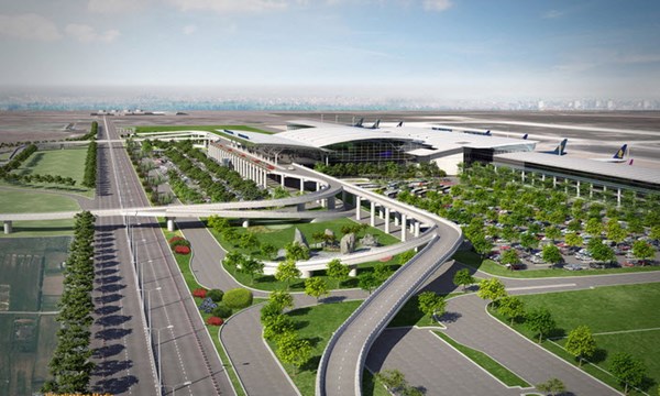​Phối cảnh Dự án sân bay - nhà ga hàng không quốc tế Long Thành​