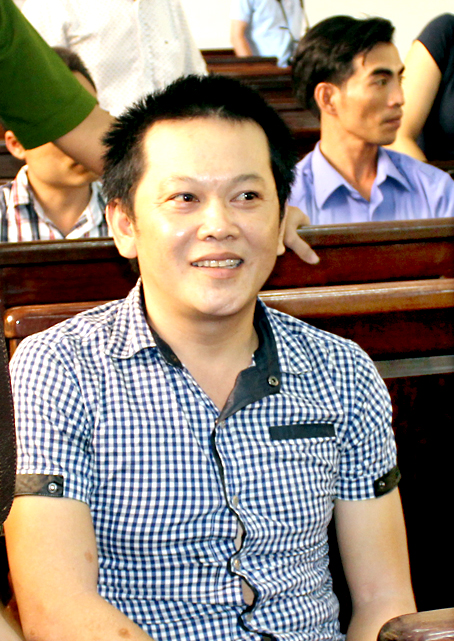 Trương Thành Chí đến làm chứng tại phiên tòa xét xử bị cáo Ngô Văn Vinh.
