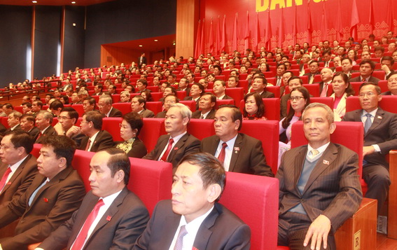 Đoàn đại biểu Đảng bộ tỉnh Đồng Nai tham dự Đại hội (Ảnh: Nguyễn Phượng)