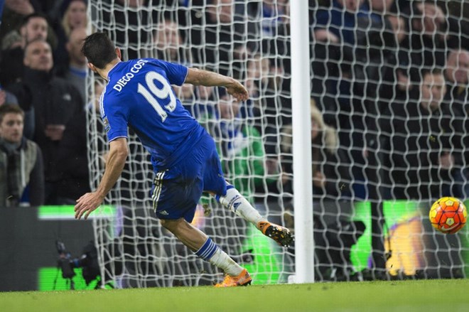 Diego Costa giúp Chelsea tránh khỏi thất bại. (Nguồn: Getty Images)