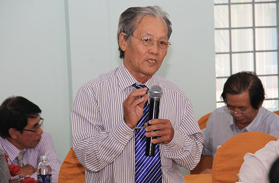 Ông Nguyễn Thanh Sơn, Phó phòng Dân tộc - tôn giáo, Ban Dân vận Tỉnh ủy
