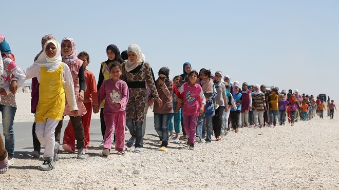 Người tị nạn Syria. (Nguồn: faithit.com)