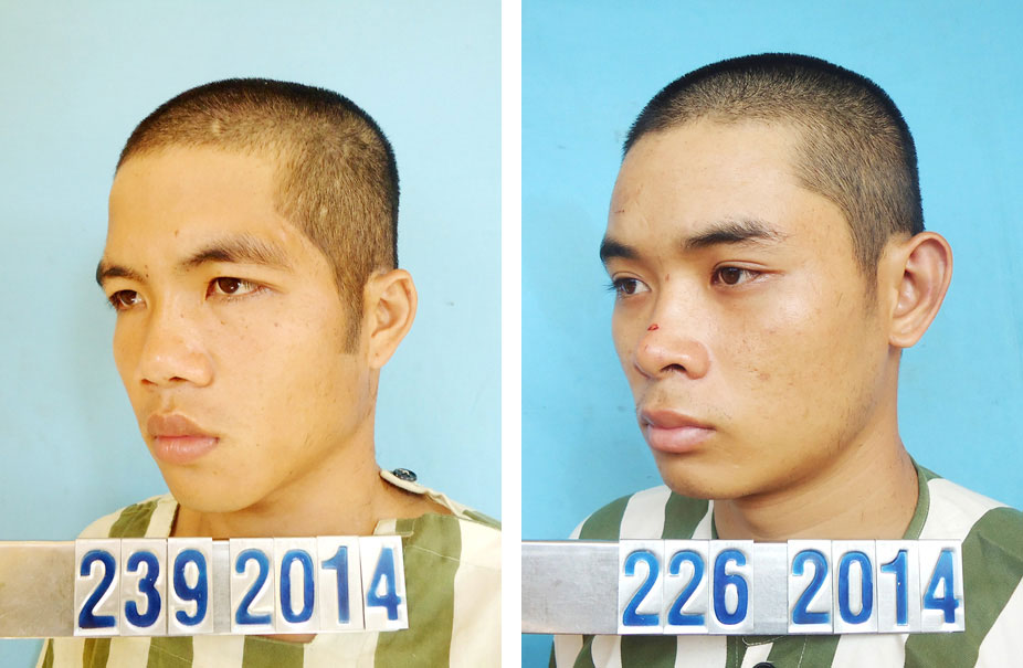 Hai đối tượng Nguyễn Anh Tuấn và Vũ Văn Tân trong nhóm trộm Nhật Tân.