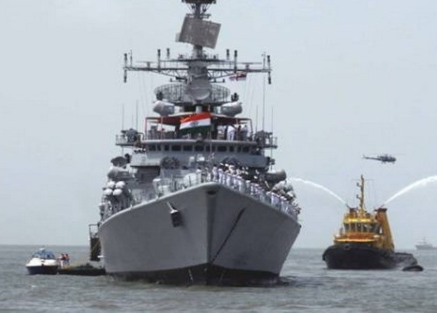 Tàu chiến INS Sahyadri của Ấn Độ. (Nguồn: ndtv.com)