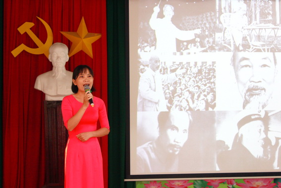 Phần dự thi của thí sinh Nguyễn Trần Kim Kiều, Trường THPT Võ Trường Toản, huyện Cẩm Mỹ