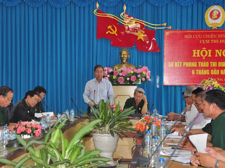 Phó chủ tịch UBND tỉnh, Nguyễn Quốc Hùng khen ngợi vai trò của hội cựu chiến binh các cấp
