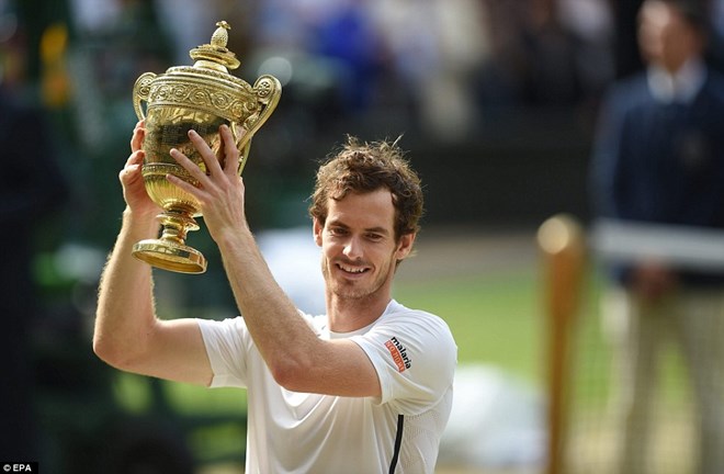Murray lần thứ 2 vô địch Wimbledon. (Nguồn: EPA)