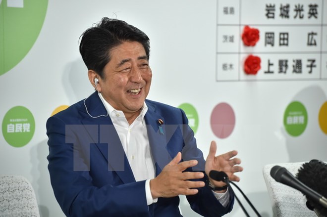Thủ tướng Shinzo Abe. (Nguồn: AFP/TTXVN)