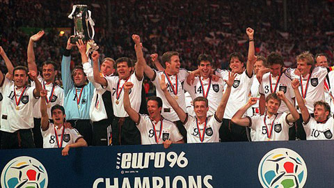 Đức lần thứ 3 lên ngôi tại EURO 1996 ở Anh