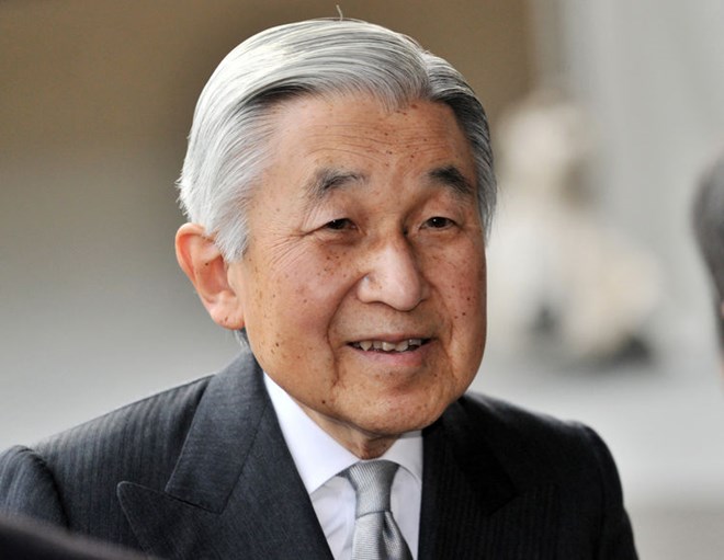 Nhật Hoàng Akihito. (Nguồn: AFP)