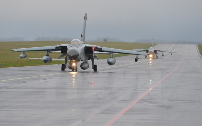 Máy bay trinh sát Tornado. (Nguồn: AFP/TTXVN)