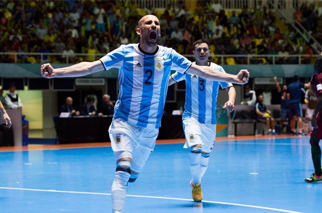 Đội tuyển bóng đá Futsal Argentina lần đầu vào chung kết. (Nguồn: Getty Images)